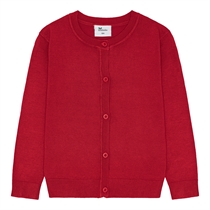 BIRKHOLM Strik Cardigan Chili Rød